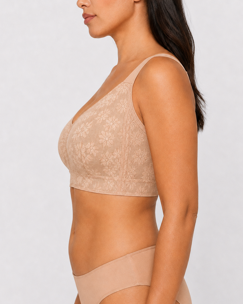 Full-Coverage Minimizer Support Bra