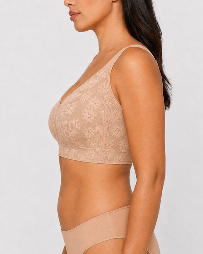 Full-Coverage Minimizer Support Bra