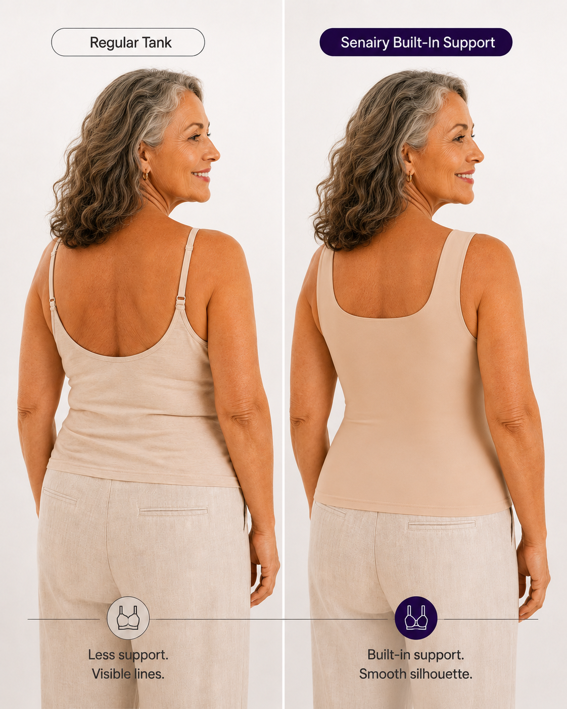 Senairy Band-Free Bra Tank