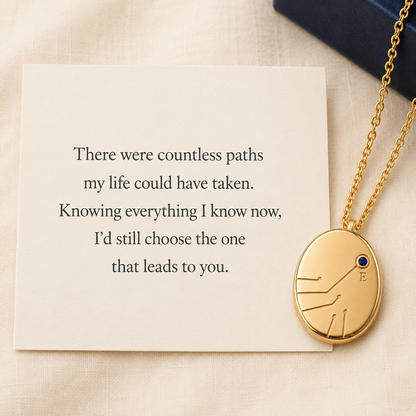 The Path I’d Choose Again™ Personalized Necklace