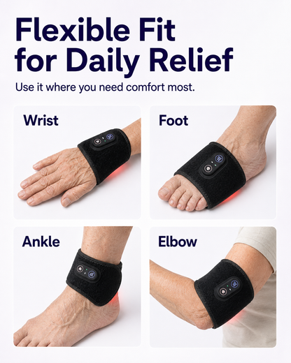 Senairy Red Light Therapy Hand & Wrist Support