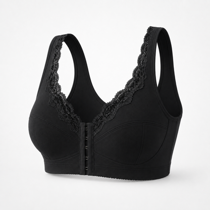 SenaCool™ Wireless Lace Front Closure Back Support Bra