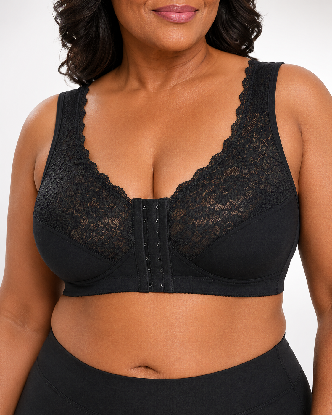 SenaCool™ Wireless Lace Front Closure Back Support Bra