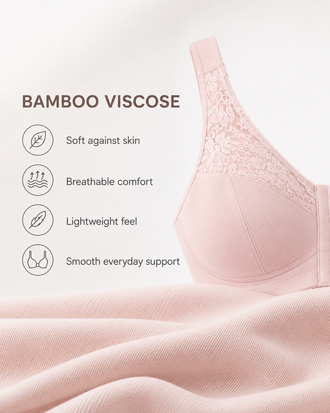 Senairy Front Closure Shoulder Support Bra
