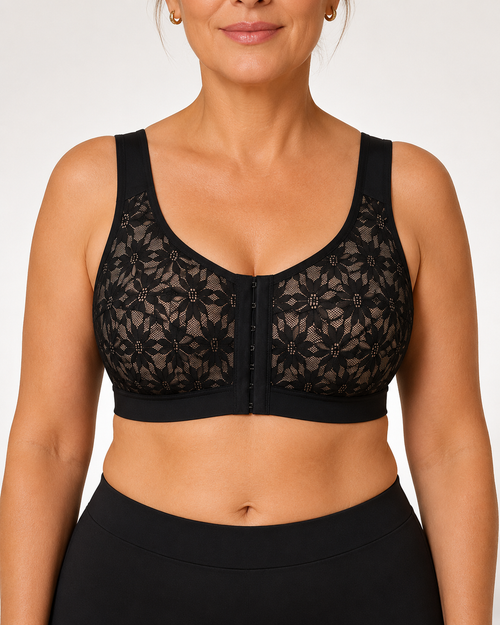 Senairy Full Coverage Wireless Lace Uplift Bra