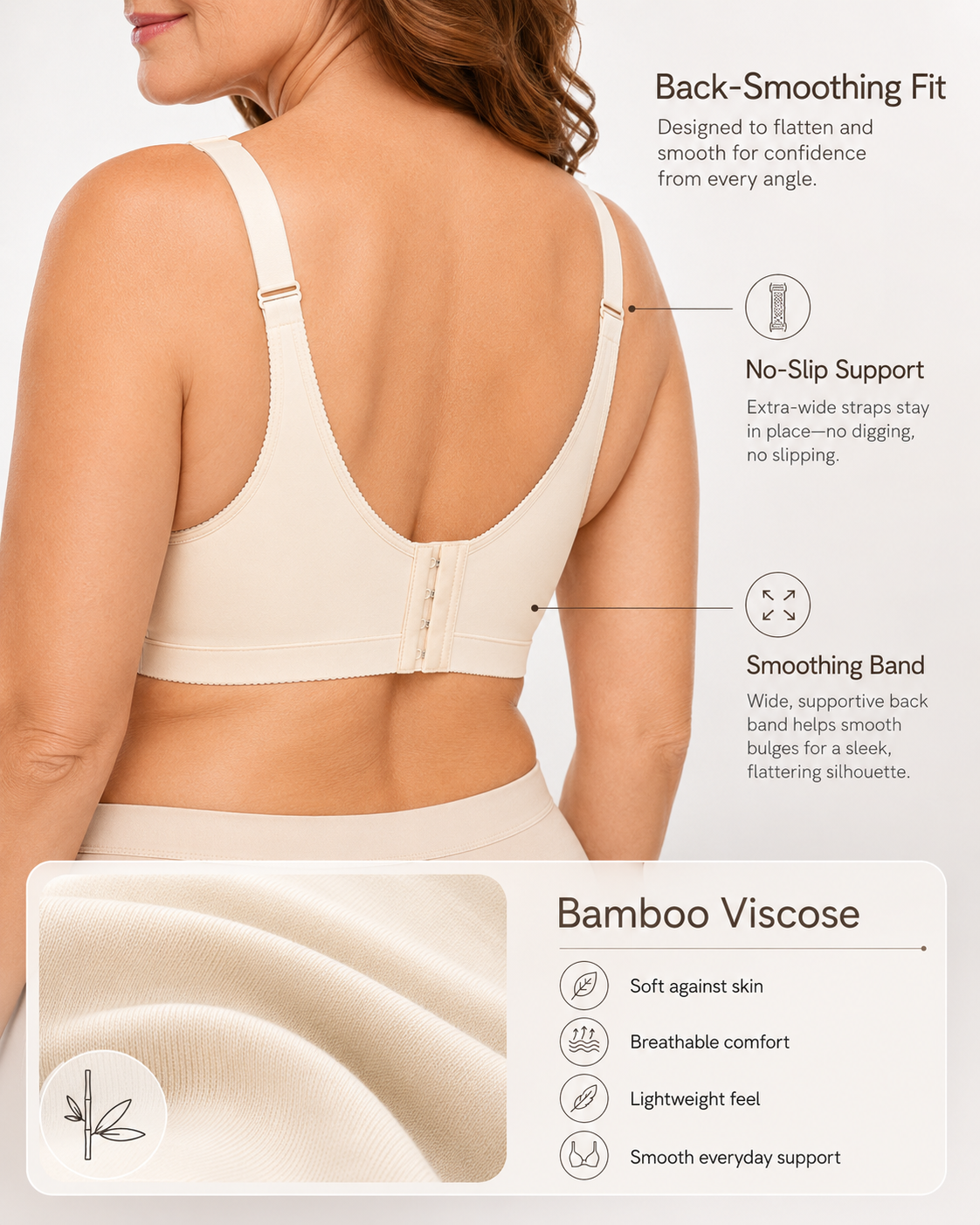 Senairy Wireless Lace Uplift Bra