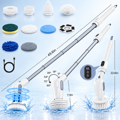Cordless Electric Spin Scrubber