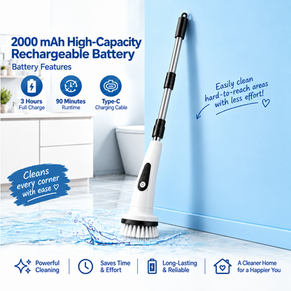 Cordless Electric Spin Scrubber