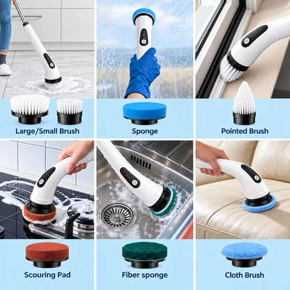 Cordless Electric Spin Scrubber